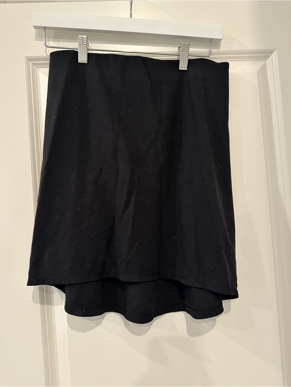 Max Studio Black High-Low A-Line Skirt